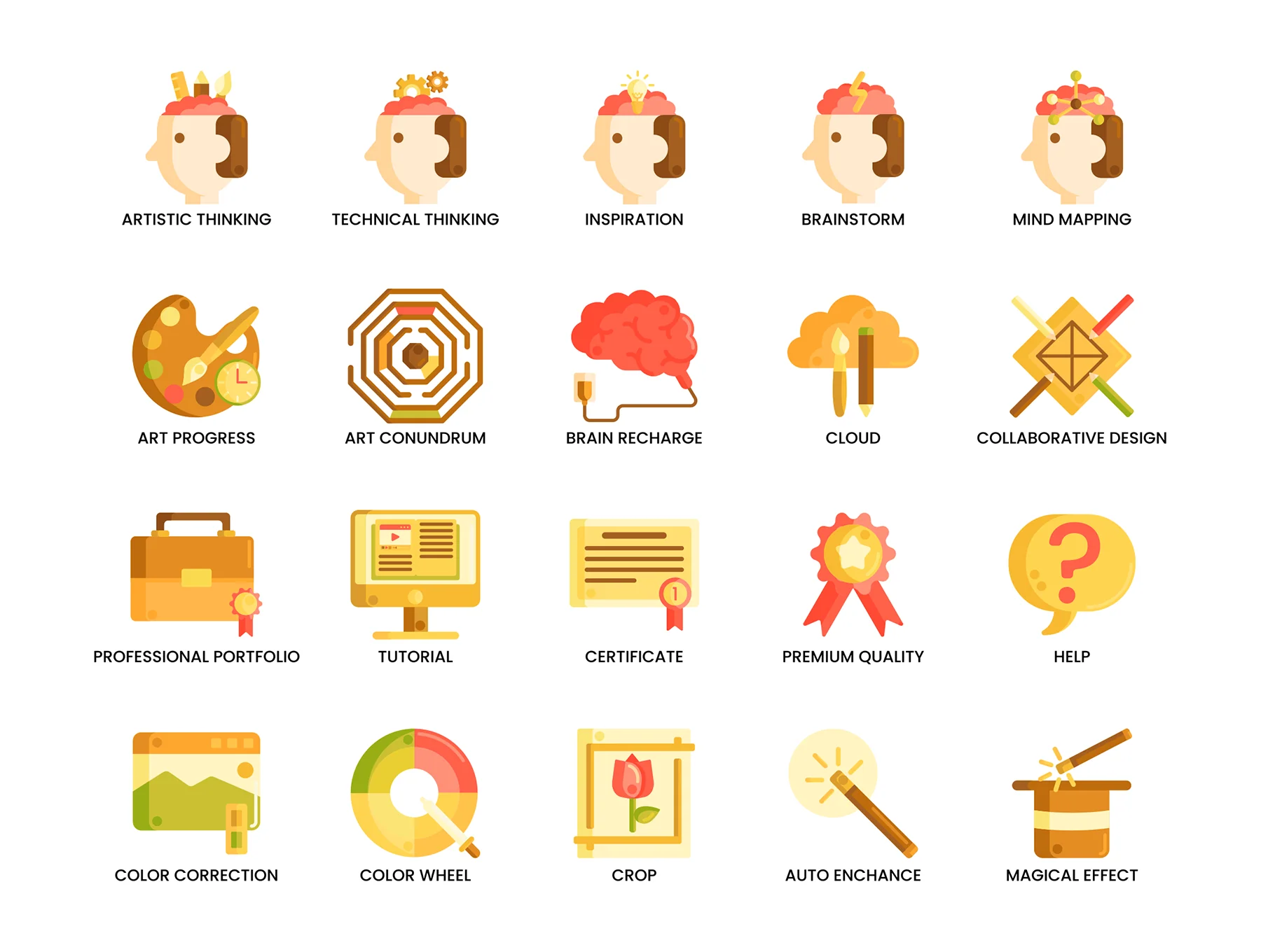80 Design Icons | Caramel Series 3