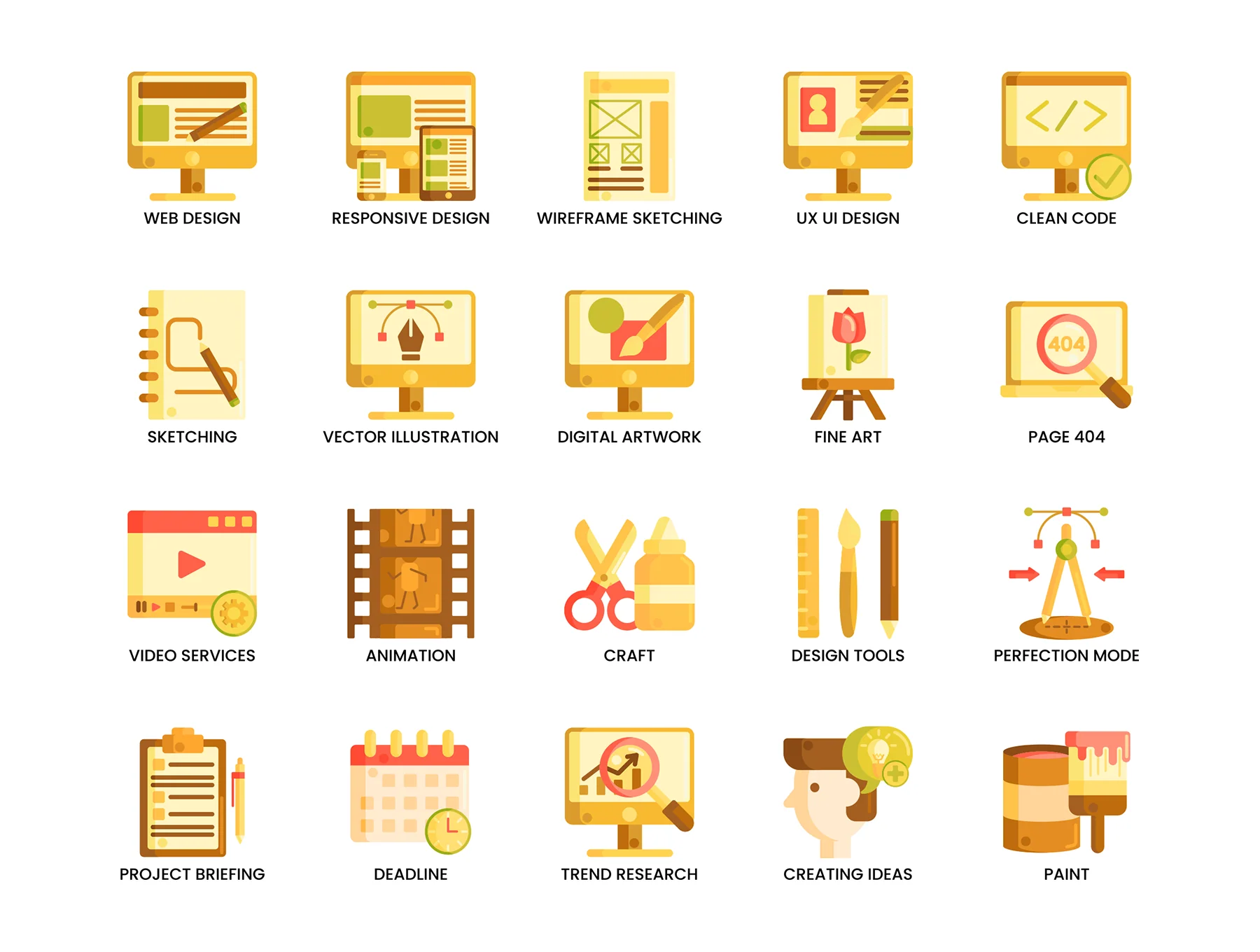 80 Design Icons | Caramel Series 4