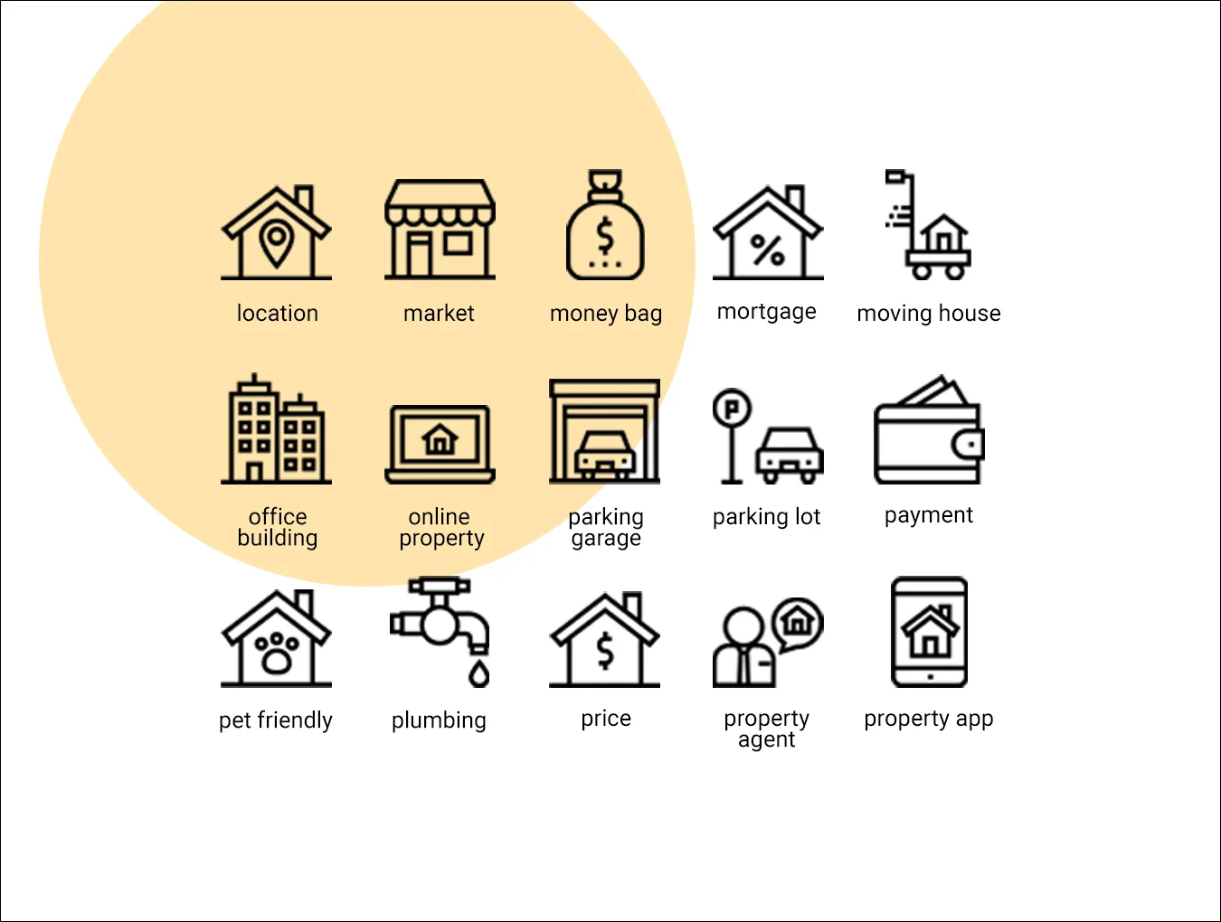90 Real Estate Icons 4
