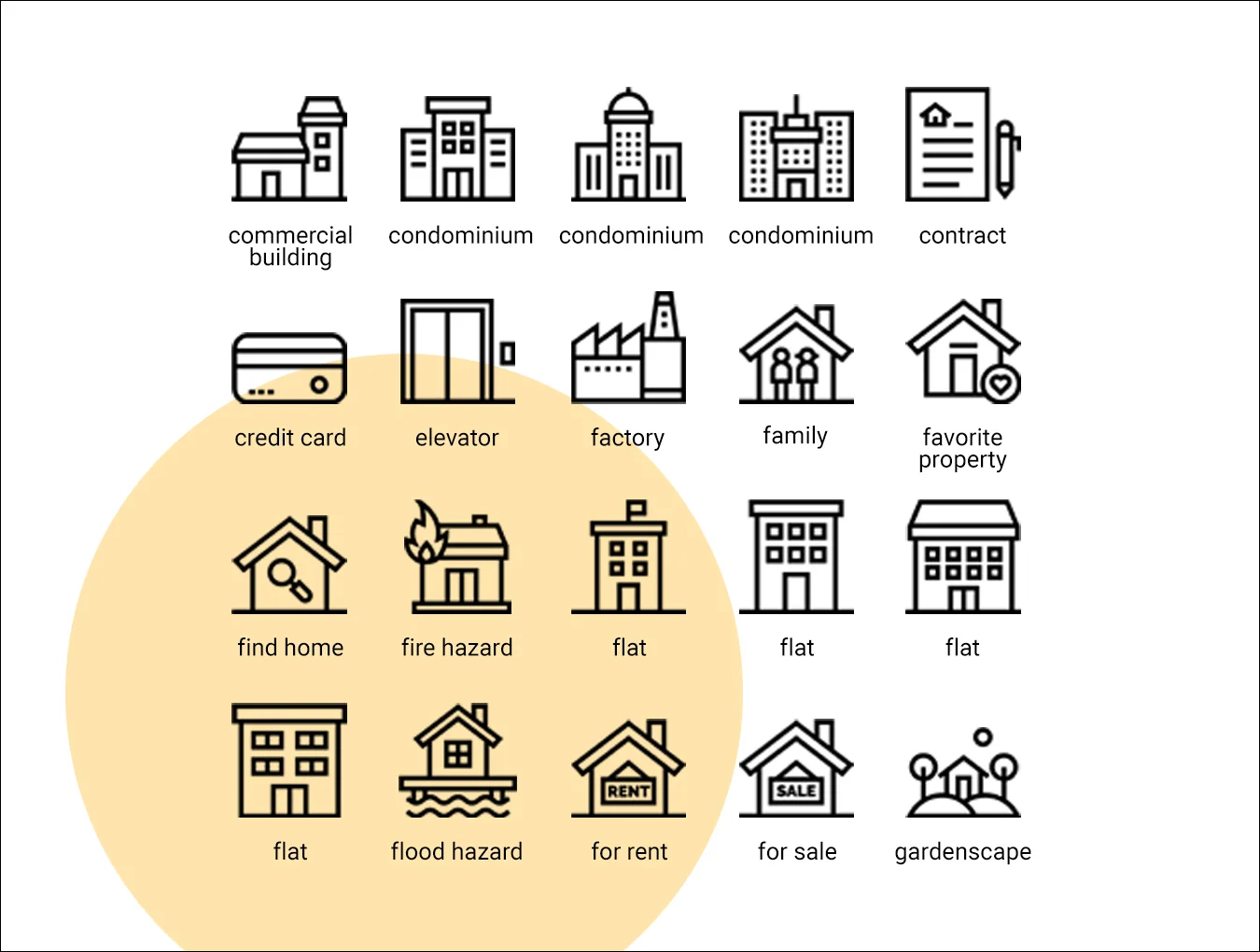 90 Real Estate Icons 5