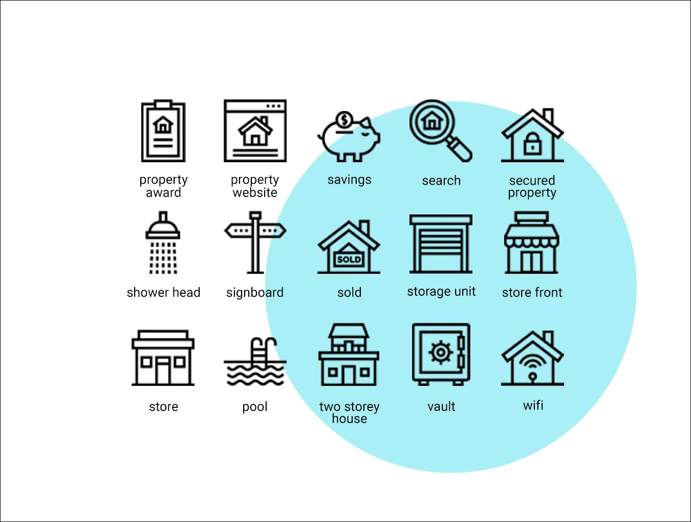 90 Real Estate Icons 6
