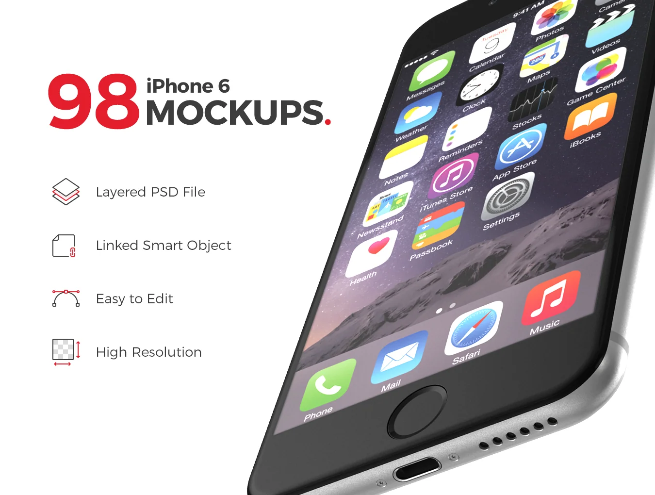 98 iPhone 6 Mockups