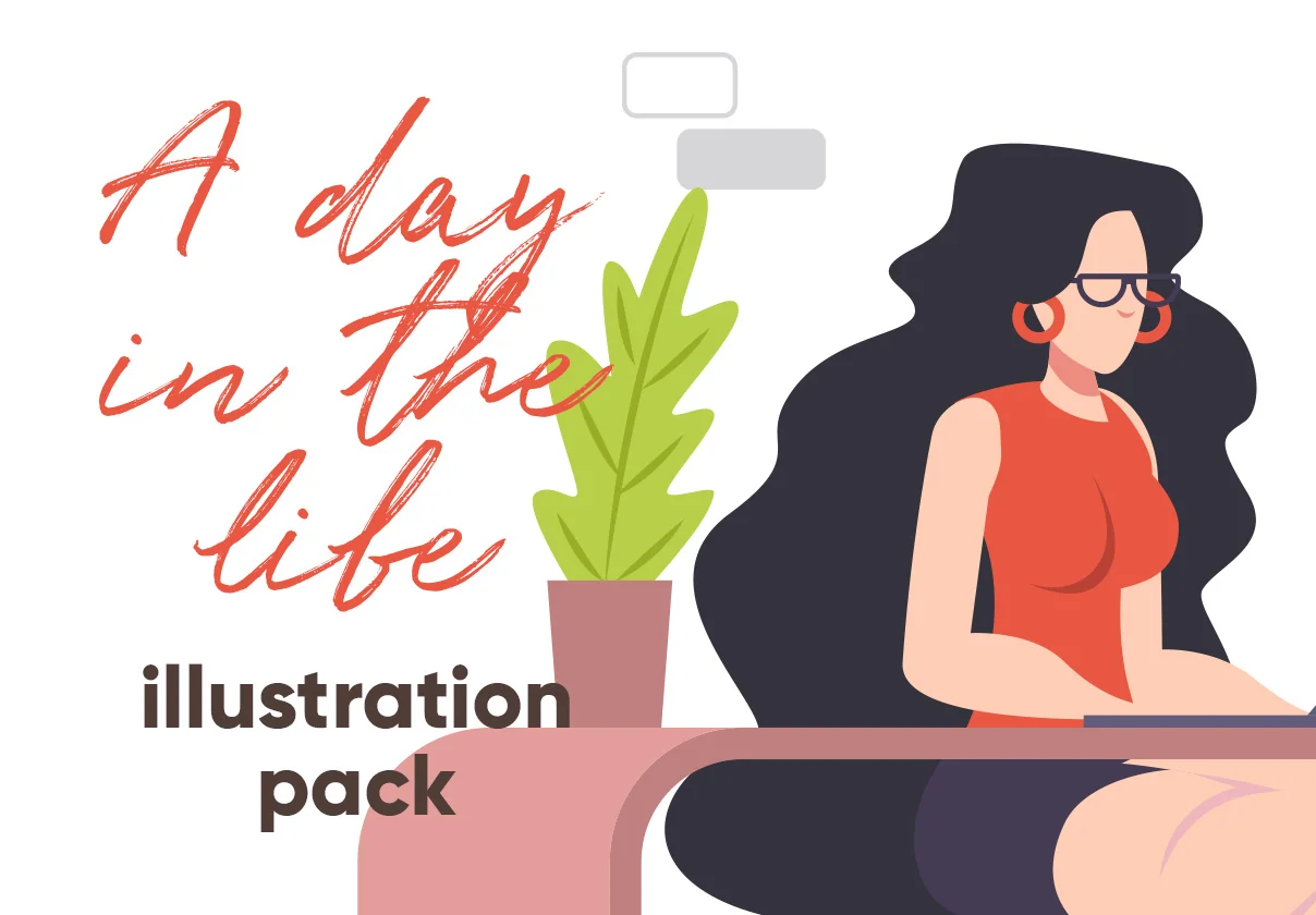 A Day in the Life - illustration Pack