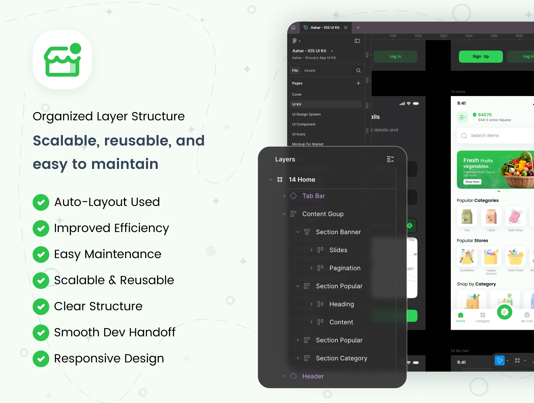 Aahar – Grocery Delivery UI Kit 3