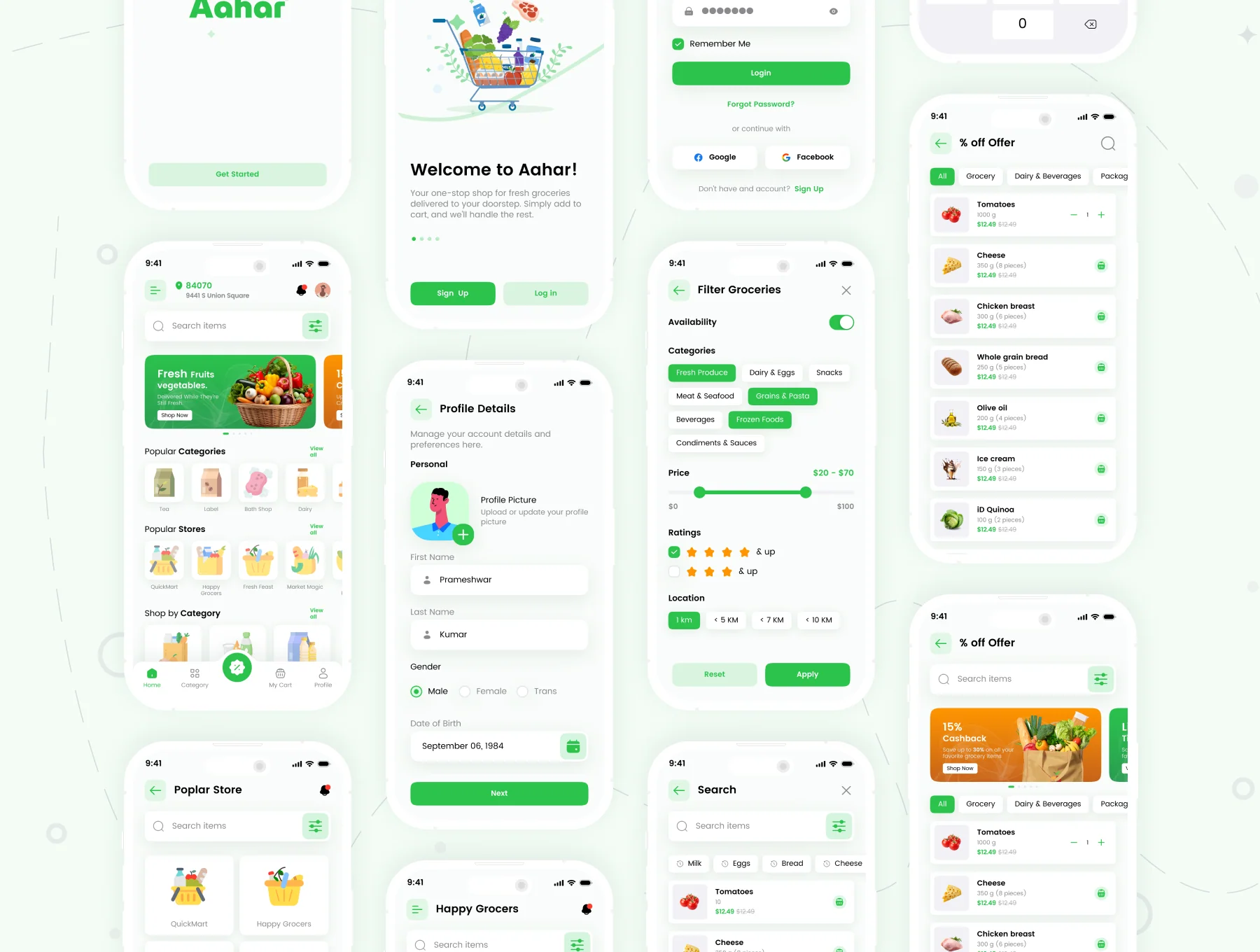 Aahar – Grocery Delivery UI Kit 5