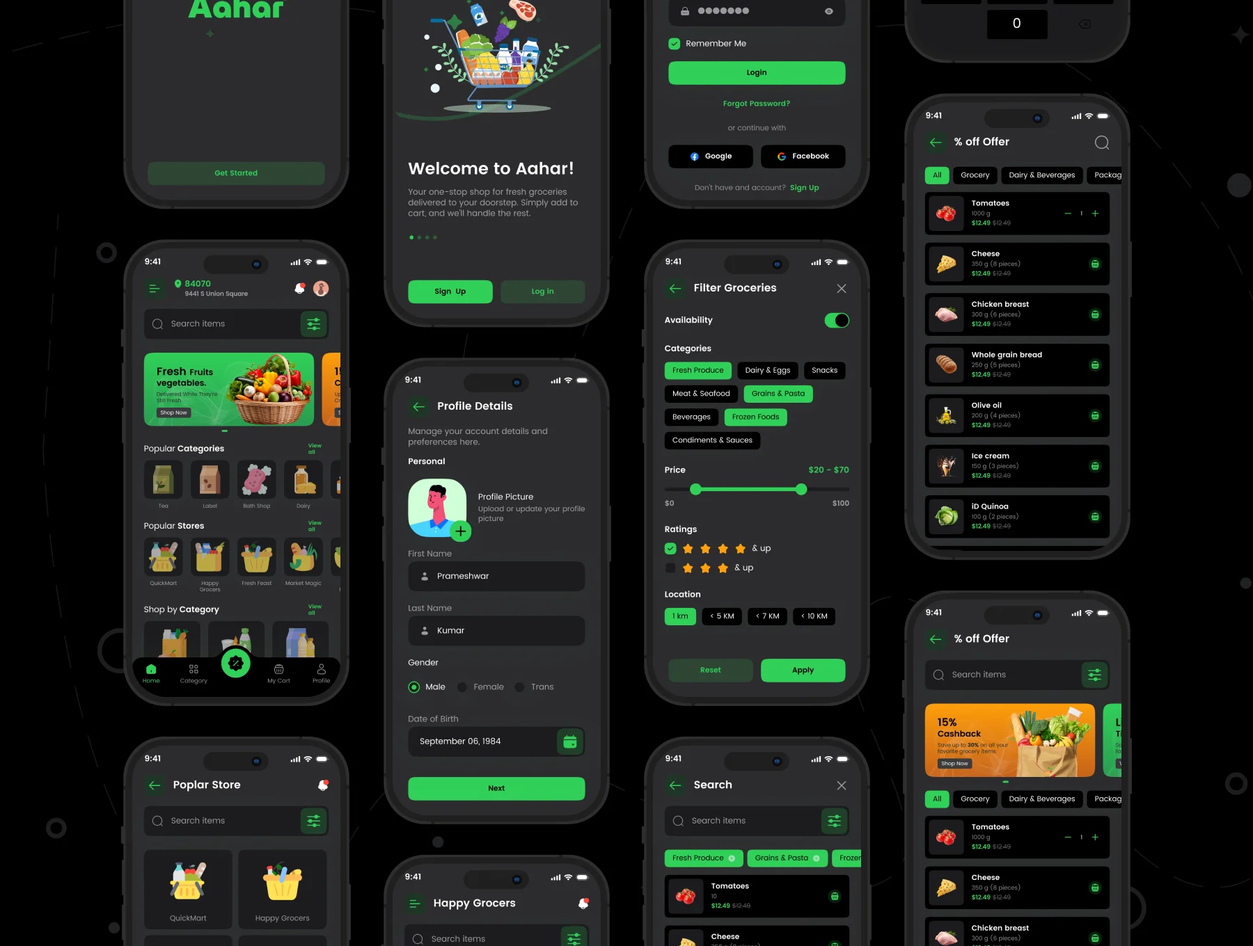 Aahar – Grocery Delivery UI Kit 6