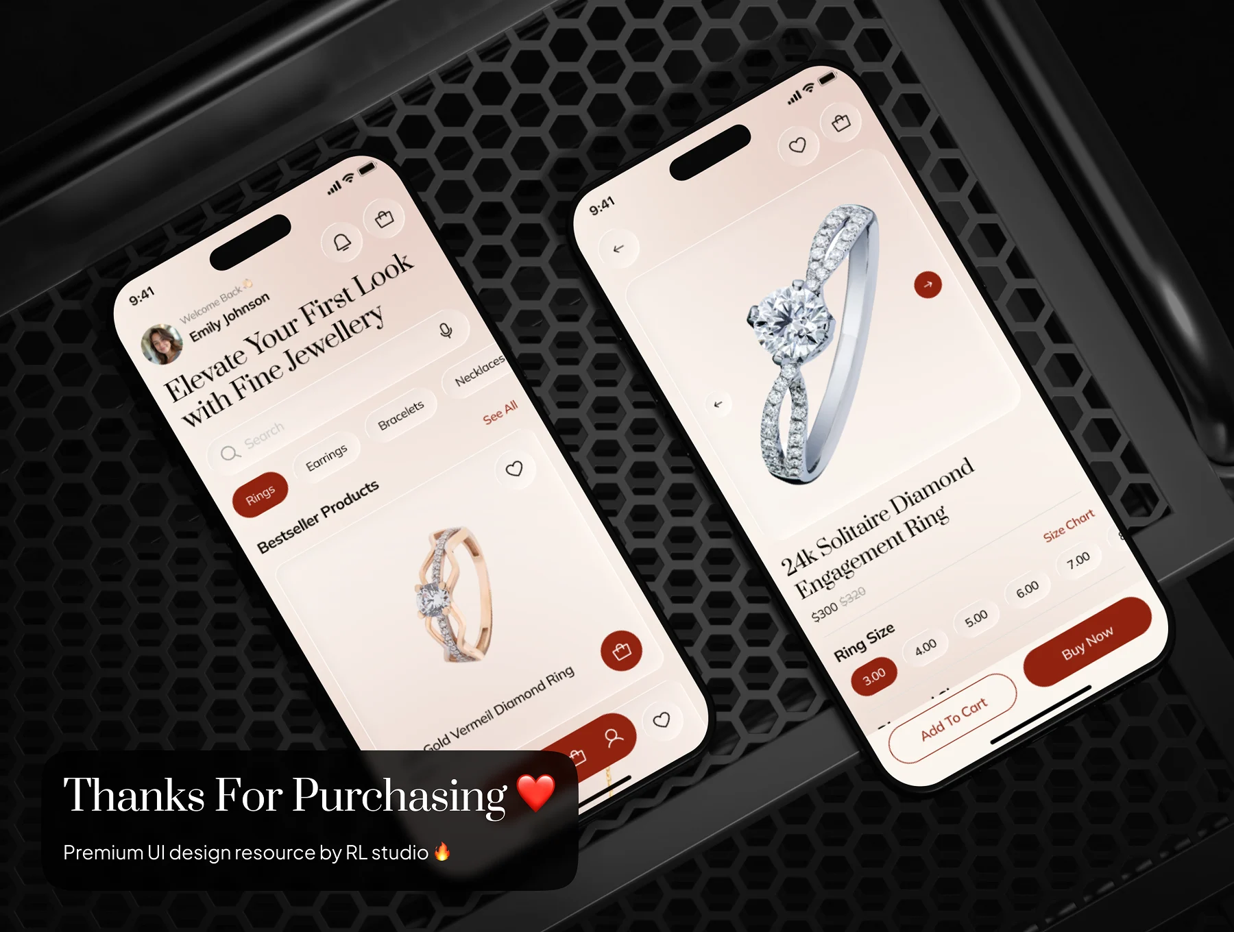 Aarvn - Jewellery Ecommerce App UI Kit 10