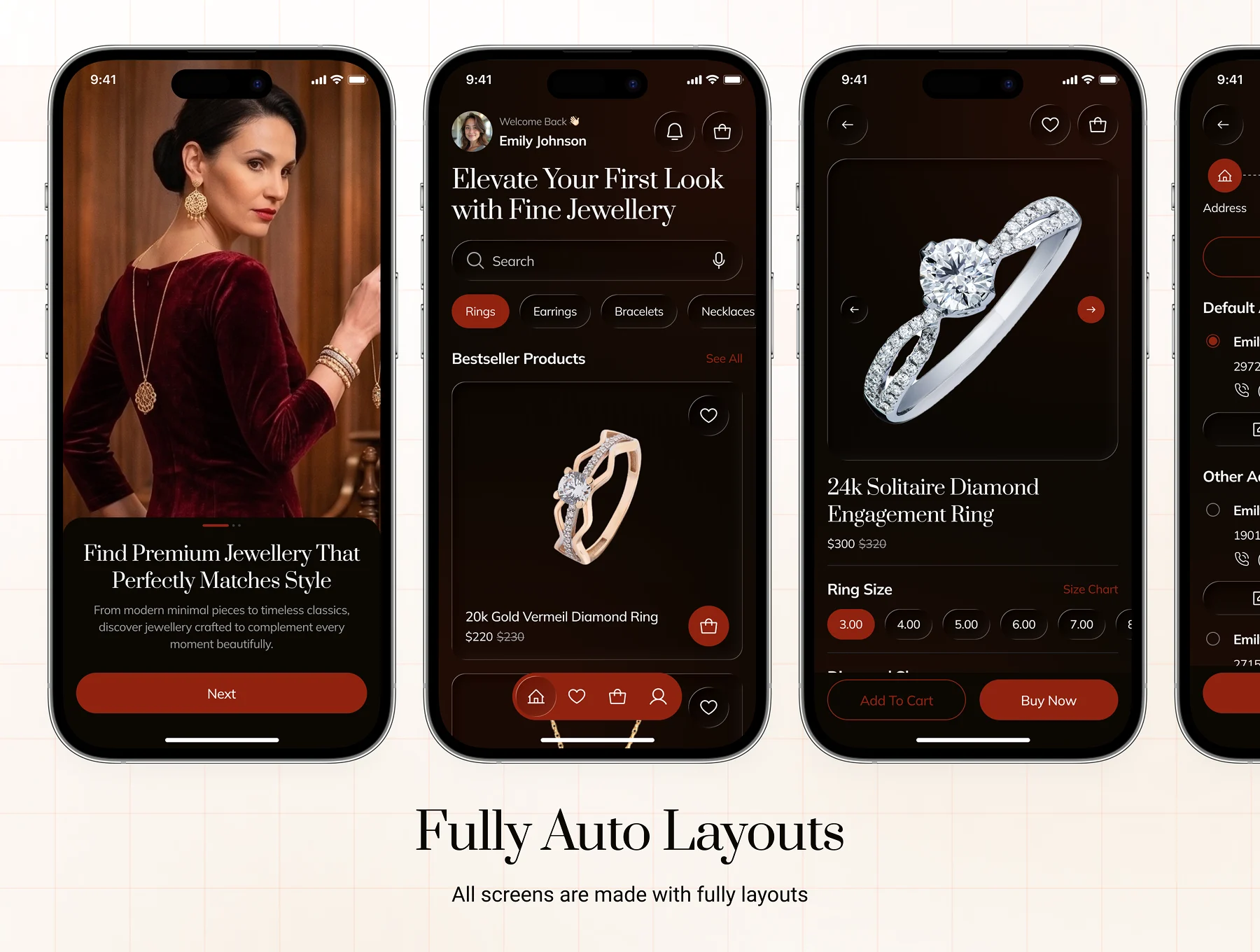 Aarvn - Jewellery Ecommerce App UI Kit 4