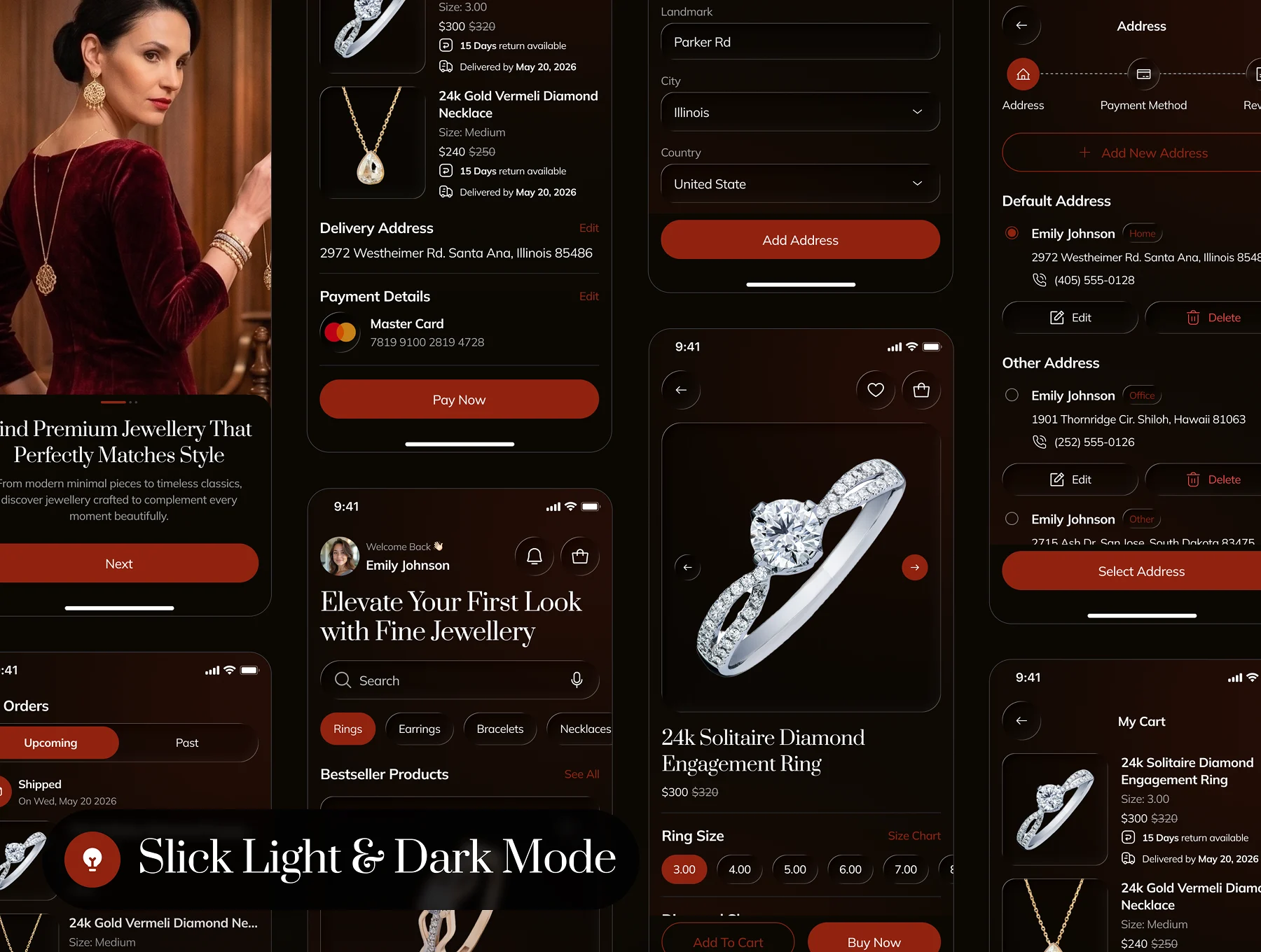 Aarvn - Jewellery Ecommerce App UI Kit 6
