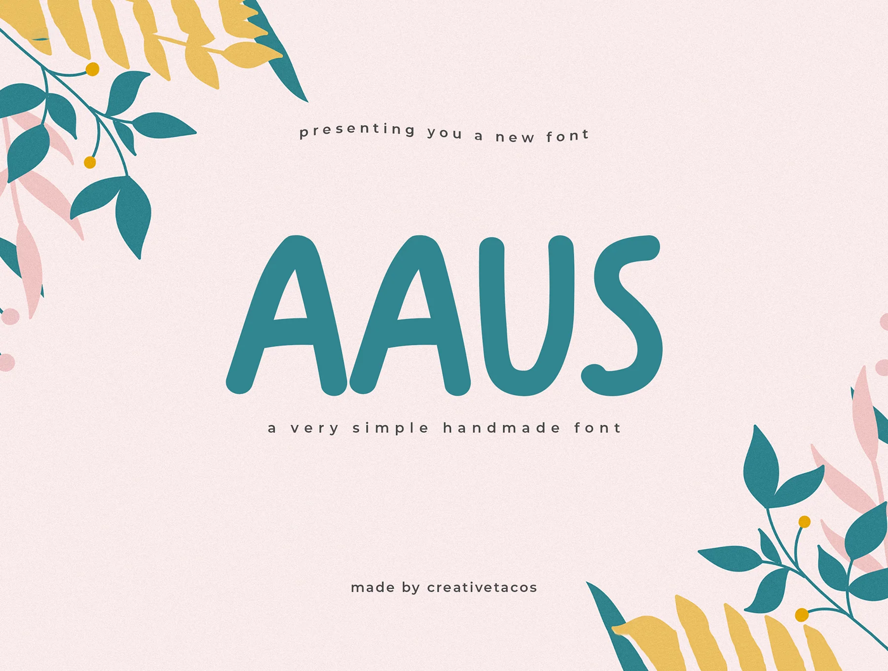 Aaus Handmade Brush Font