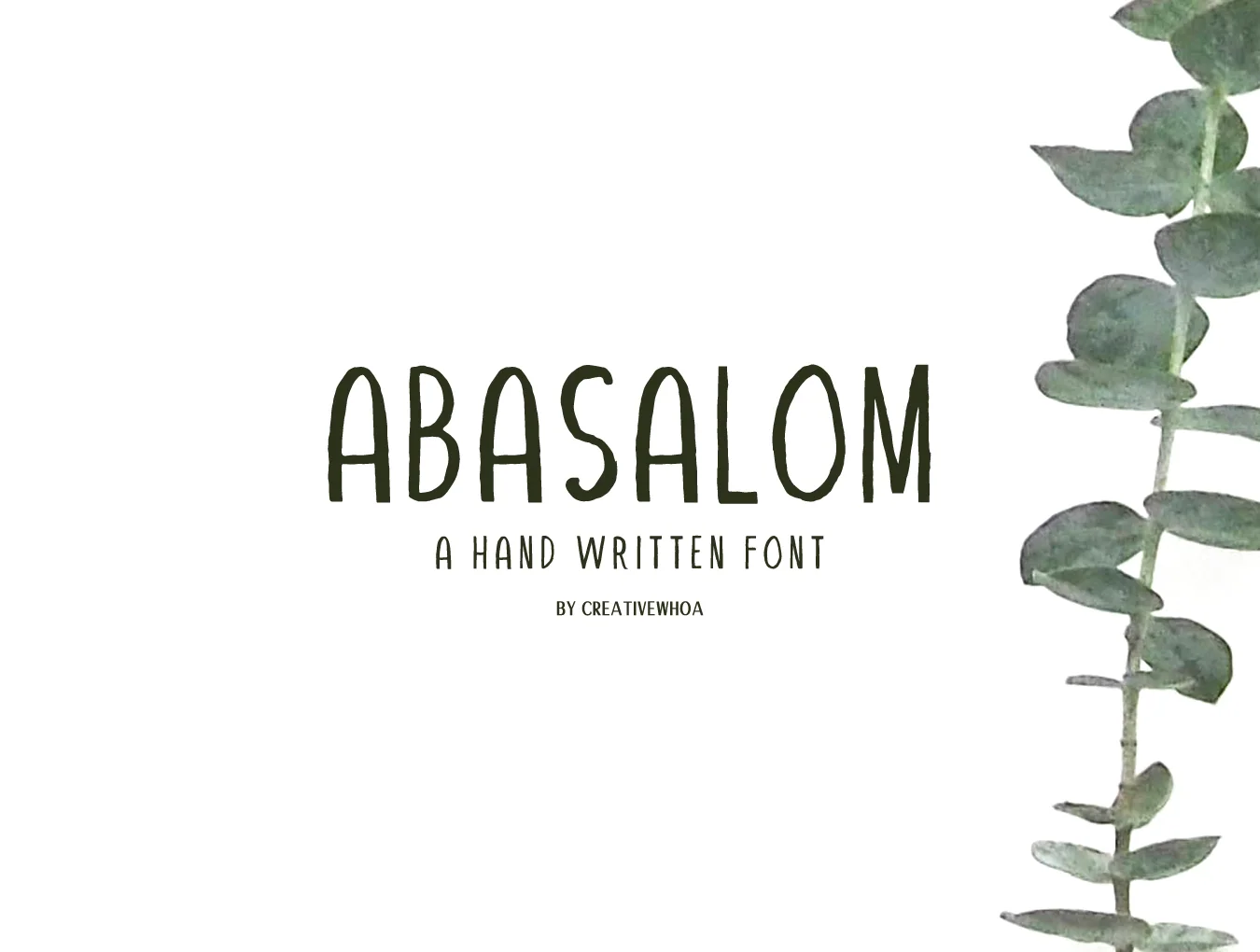 Abasalom Handwritten Font
