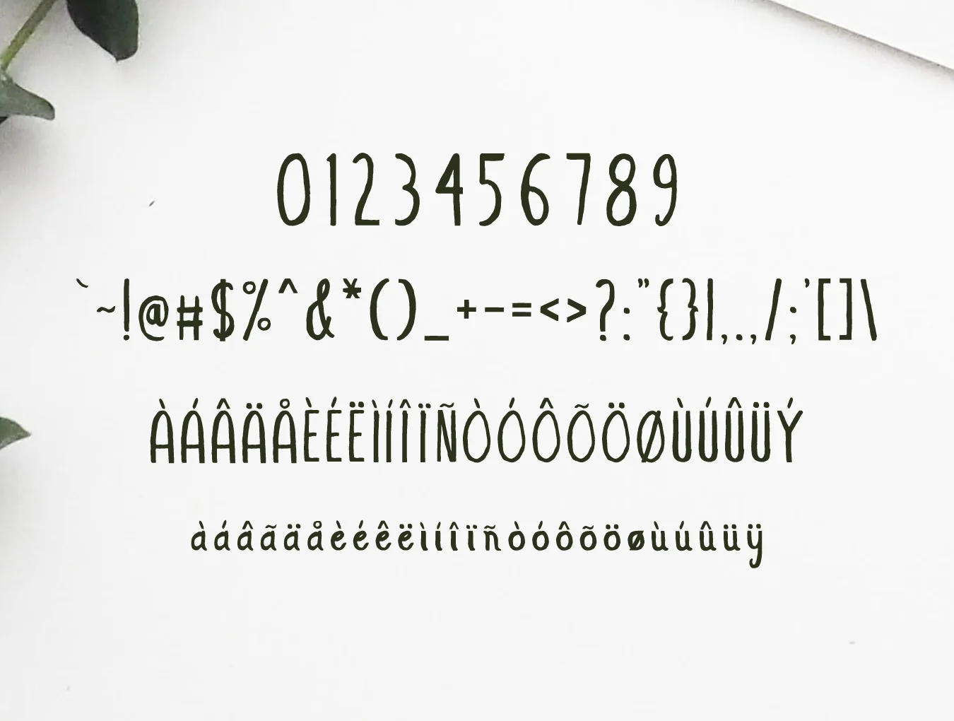 Abasalom Handwritten Font 3
