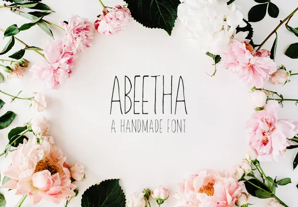 Abeetha Handmade Font
