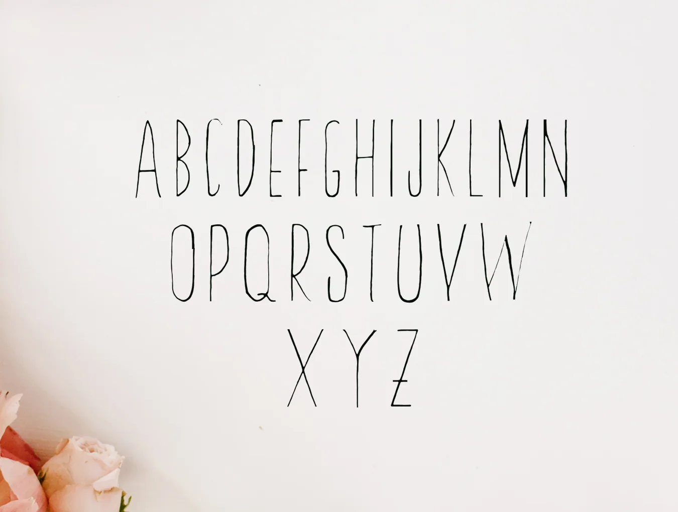 Abeetha Handmade Font 2