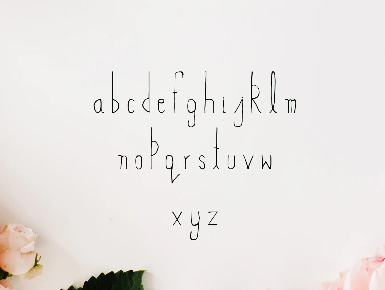 Abeetha Handmade Font 3