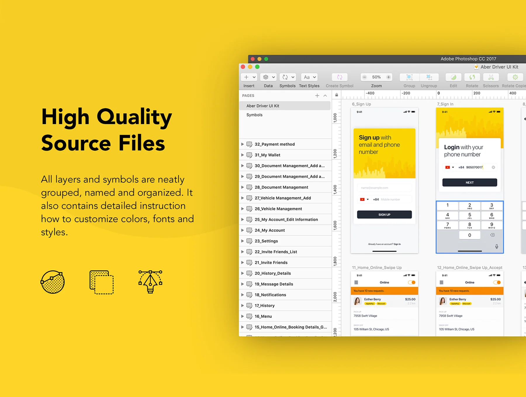 Aber Driver UI Kit 5