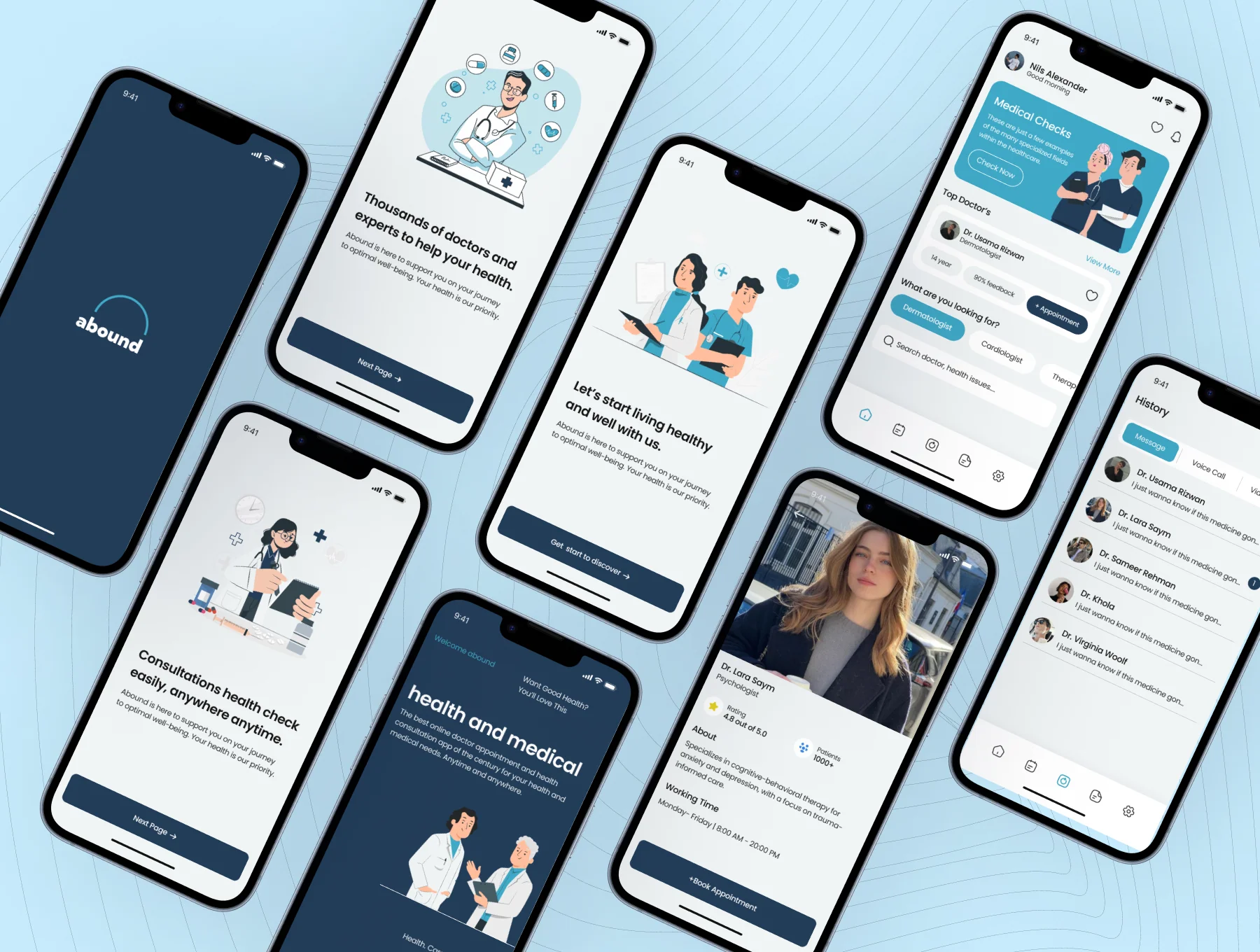 Abond-Medical App UI Kit 6