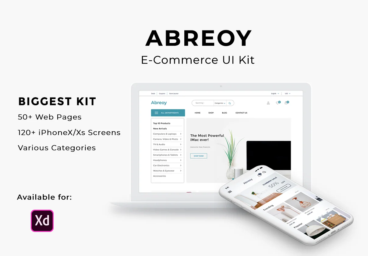 Abreoy E-Commerce UI Kit