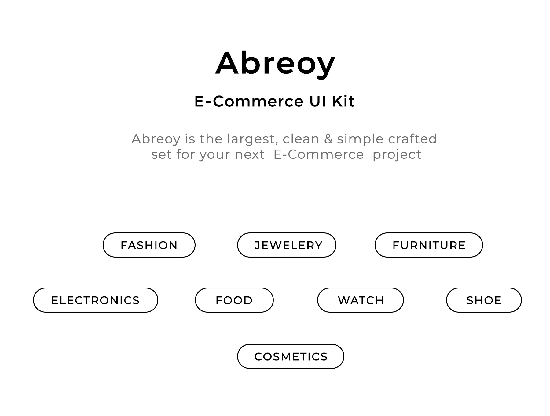 Abreoy E-Commerce UI Kit 3