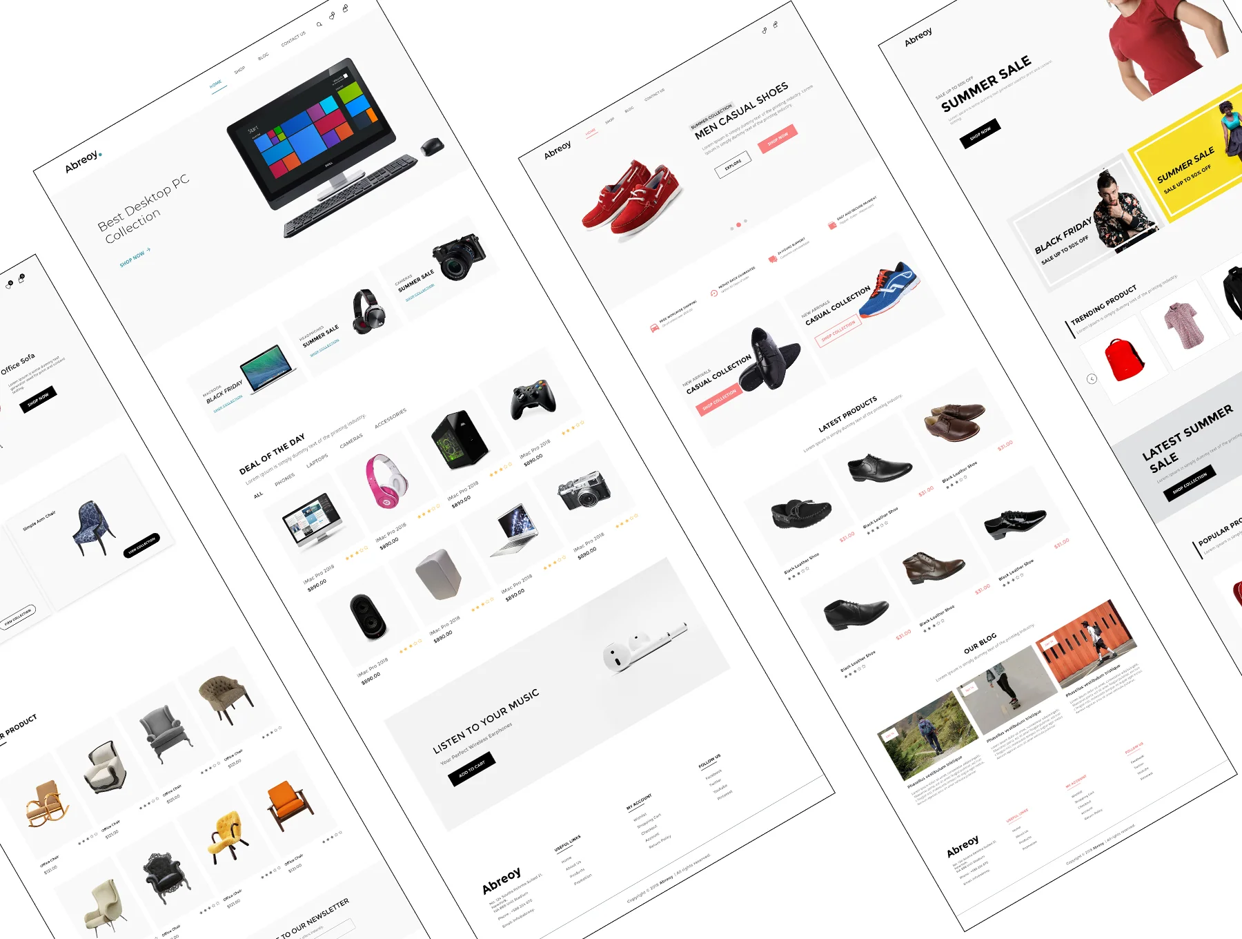 Abreoy E-Commerce UI Kit 6
