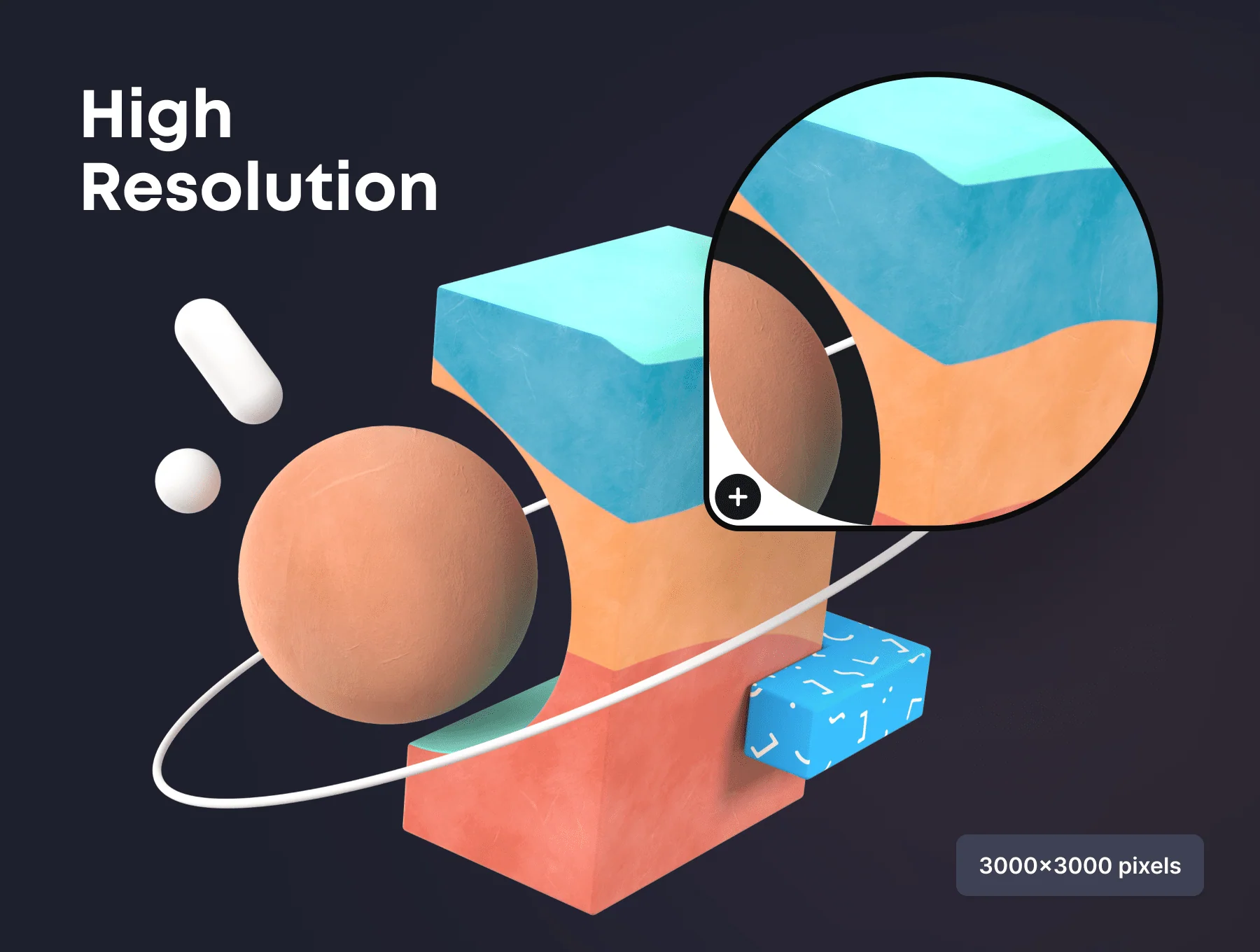 3D Abstract Compositions 5