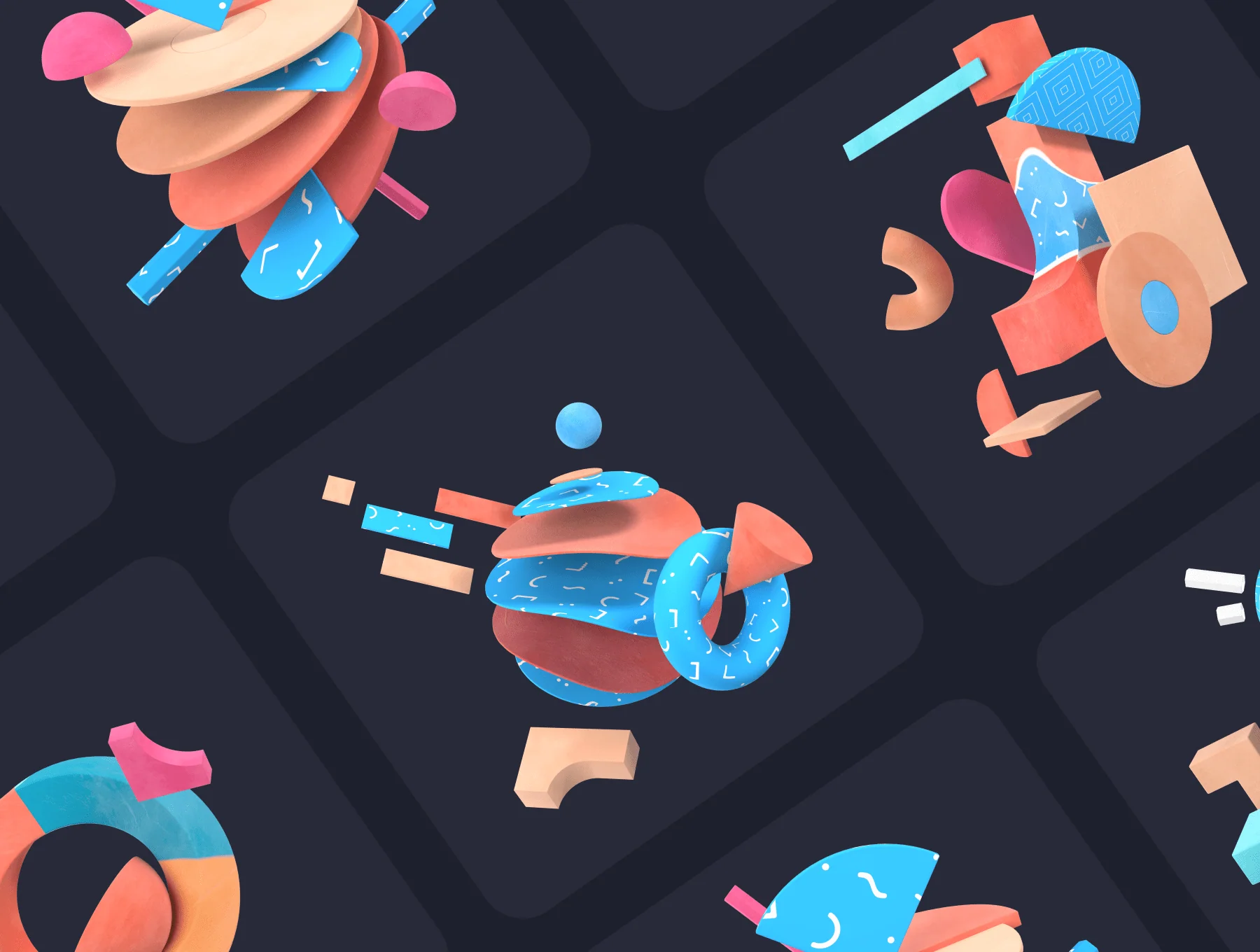 3D Abstract Compositions 7