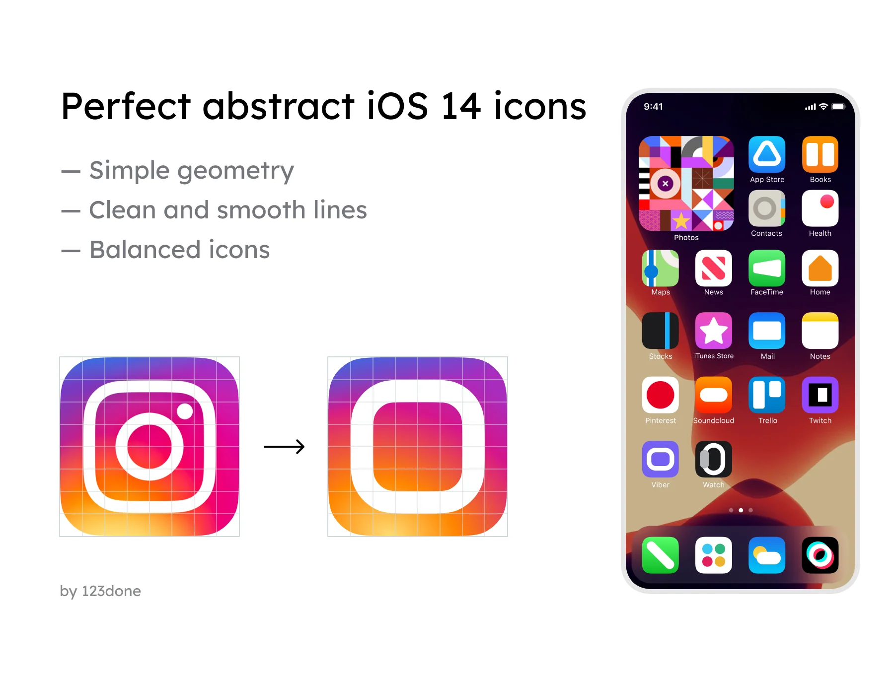 Abstract iOS 14 Icons 2