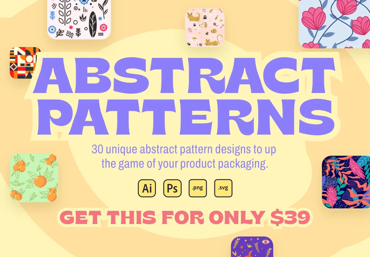Abstract pattern design collection pack