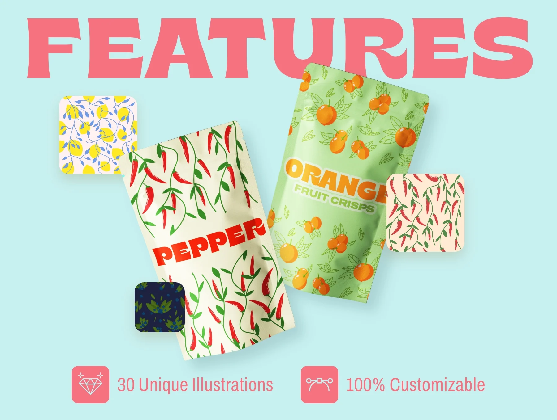 Abstract pattern design collection pack 2