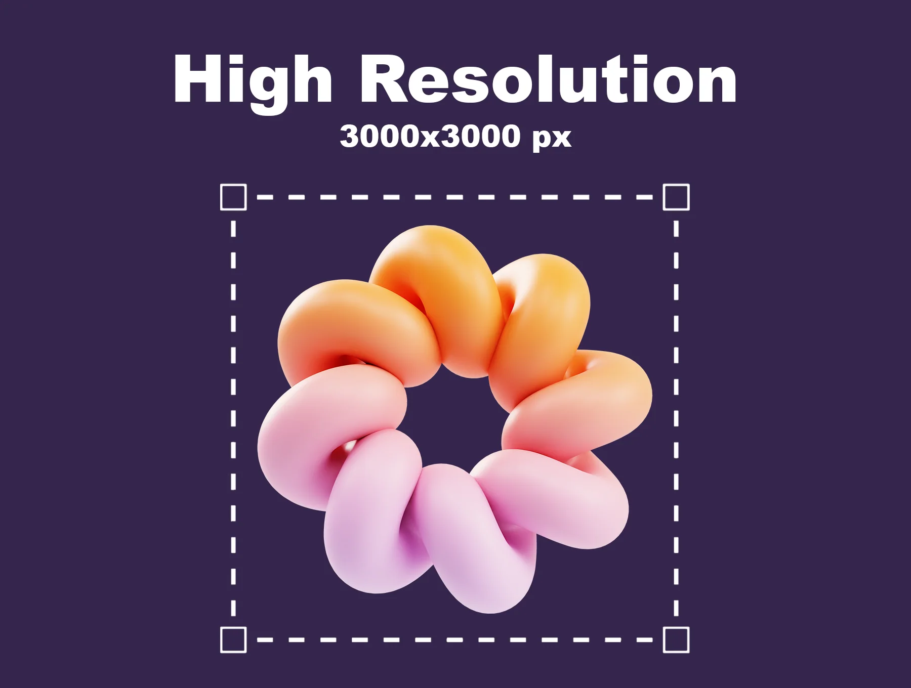 Abstract Shapes 3D Icon Set 2