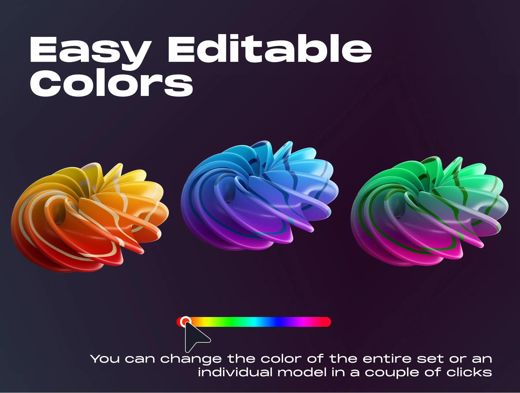 Abstract Shapes 3D 2