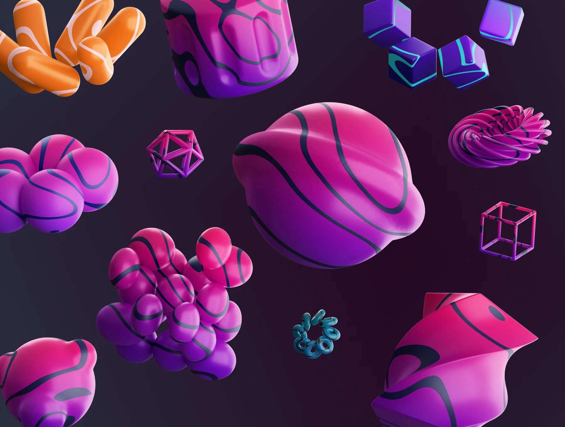 Abstract Shapes 3D 5
