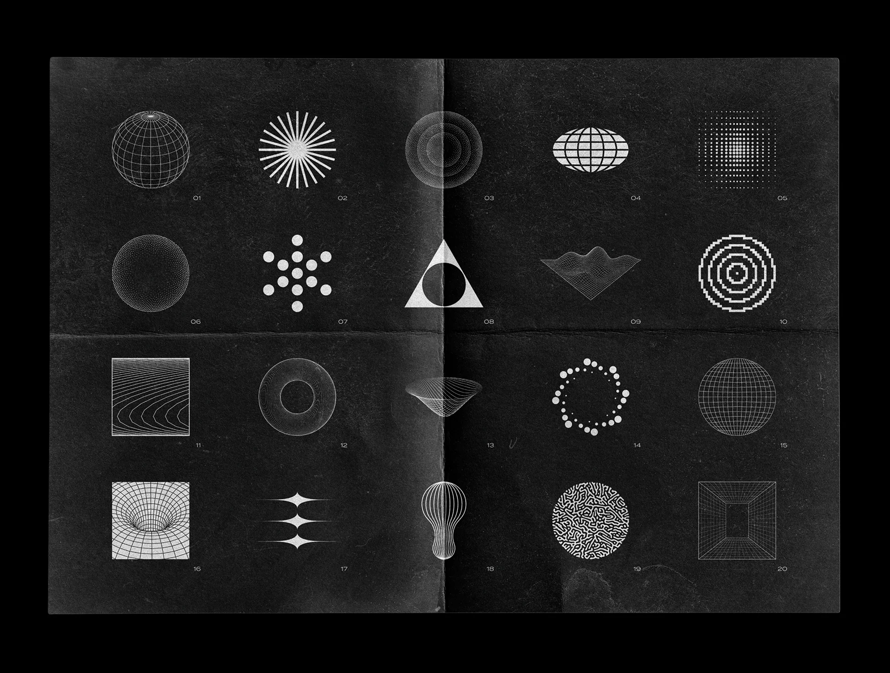 Abstract Shapes collection 4