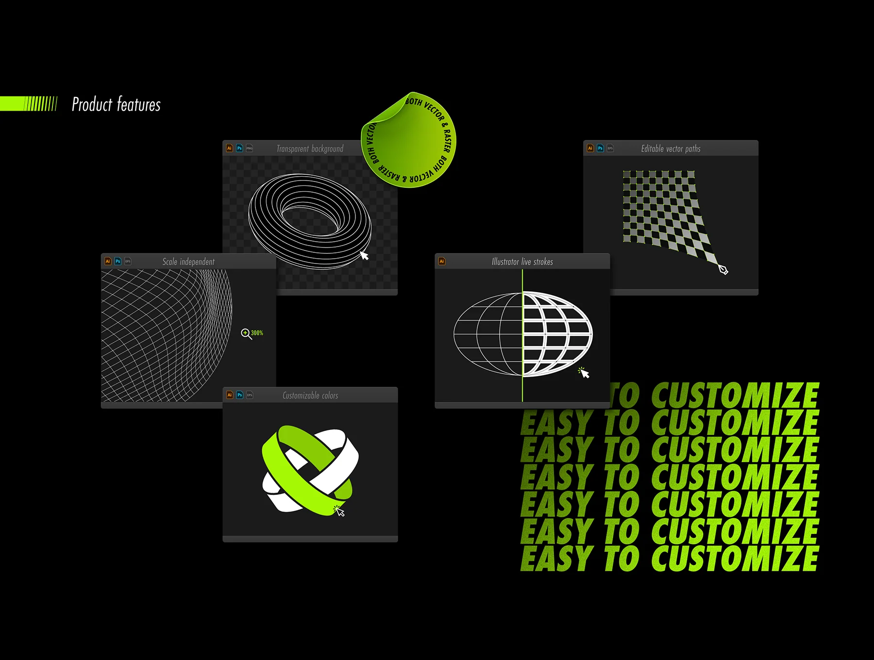 Abstract Shapes collection 5