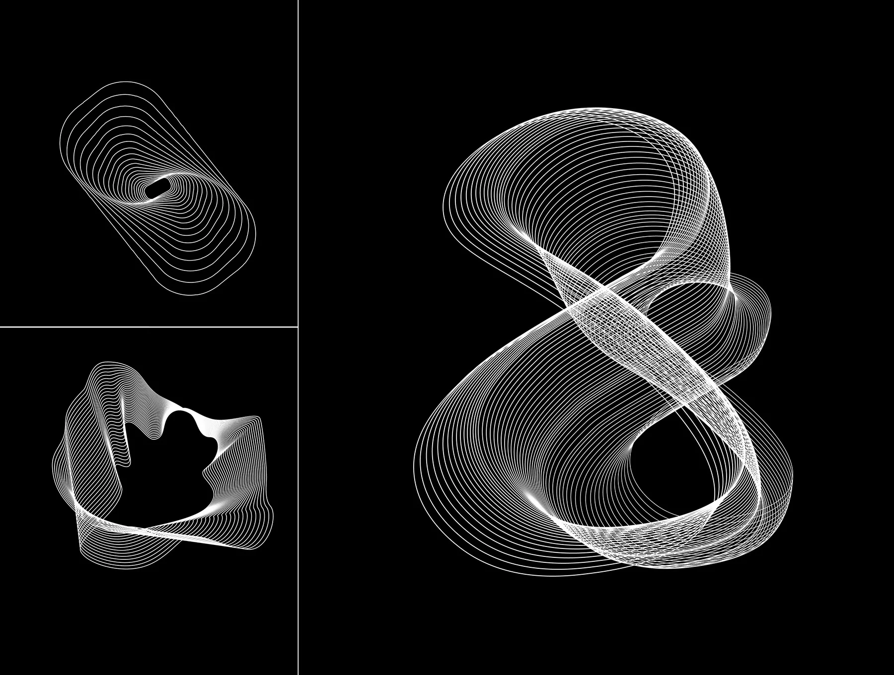 Abstract Twirls Elements Pack 2