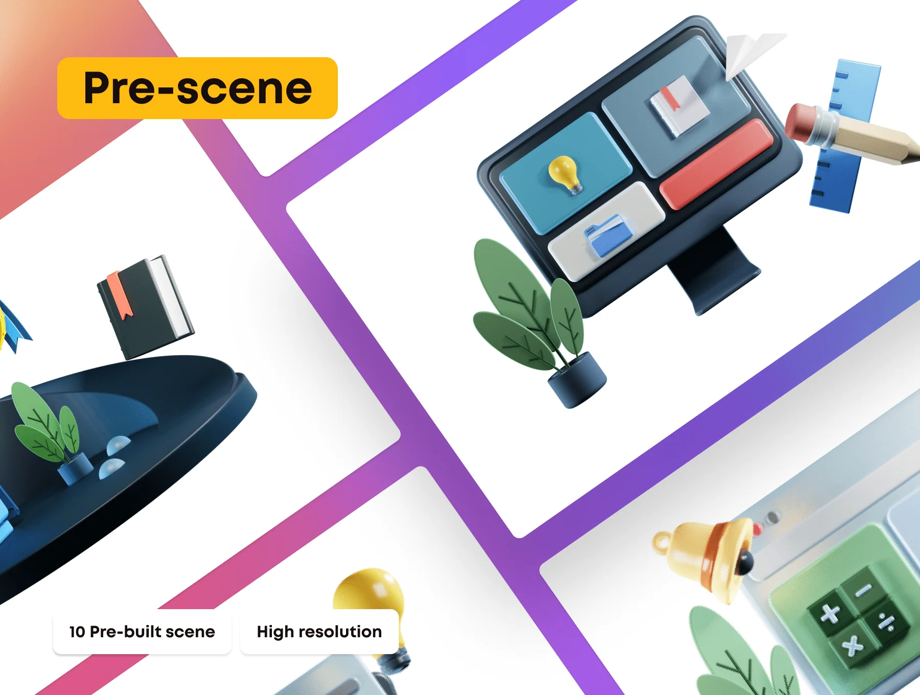 Academe - 3D Education Icons 5