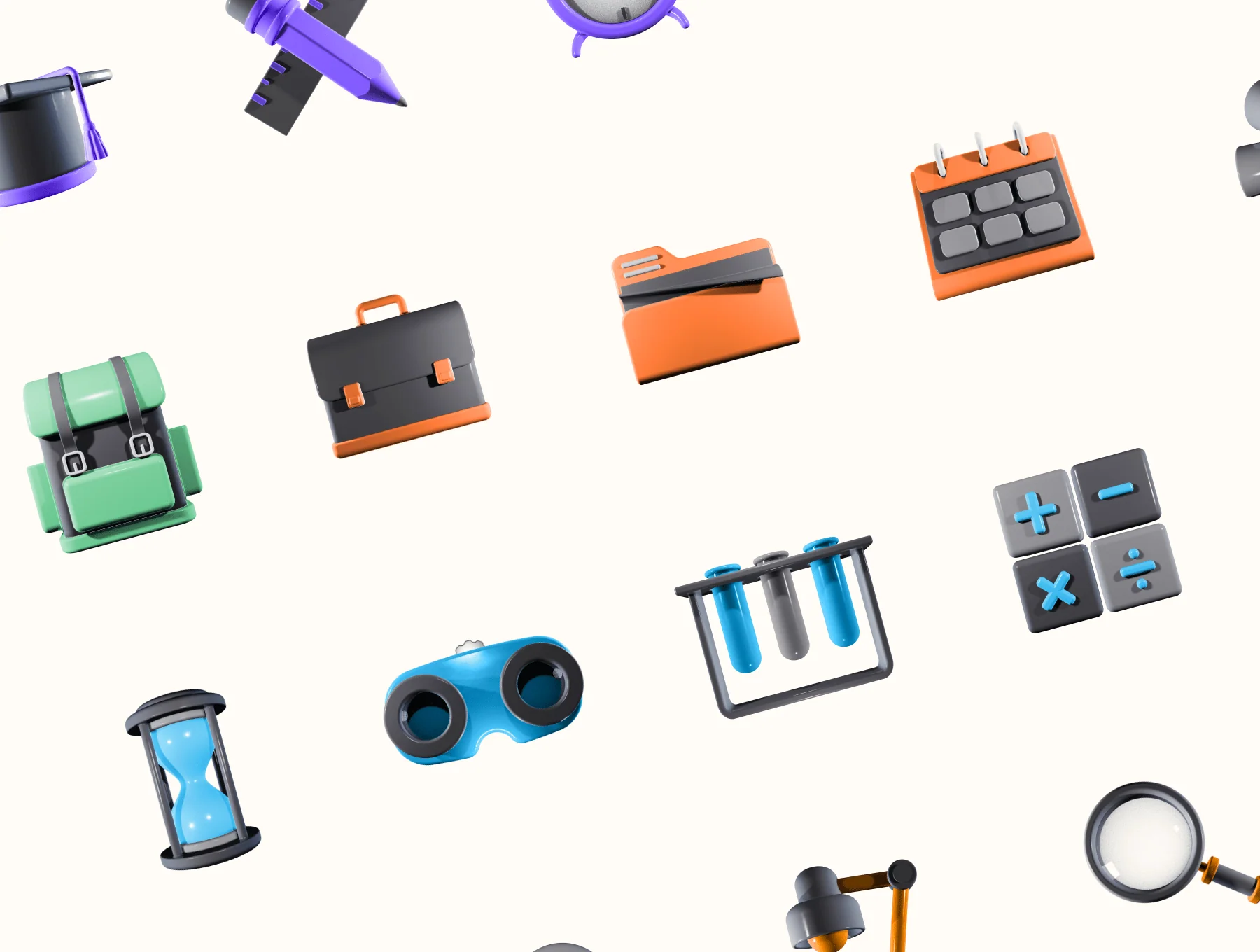 Academe - 3D Education Icons 7