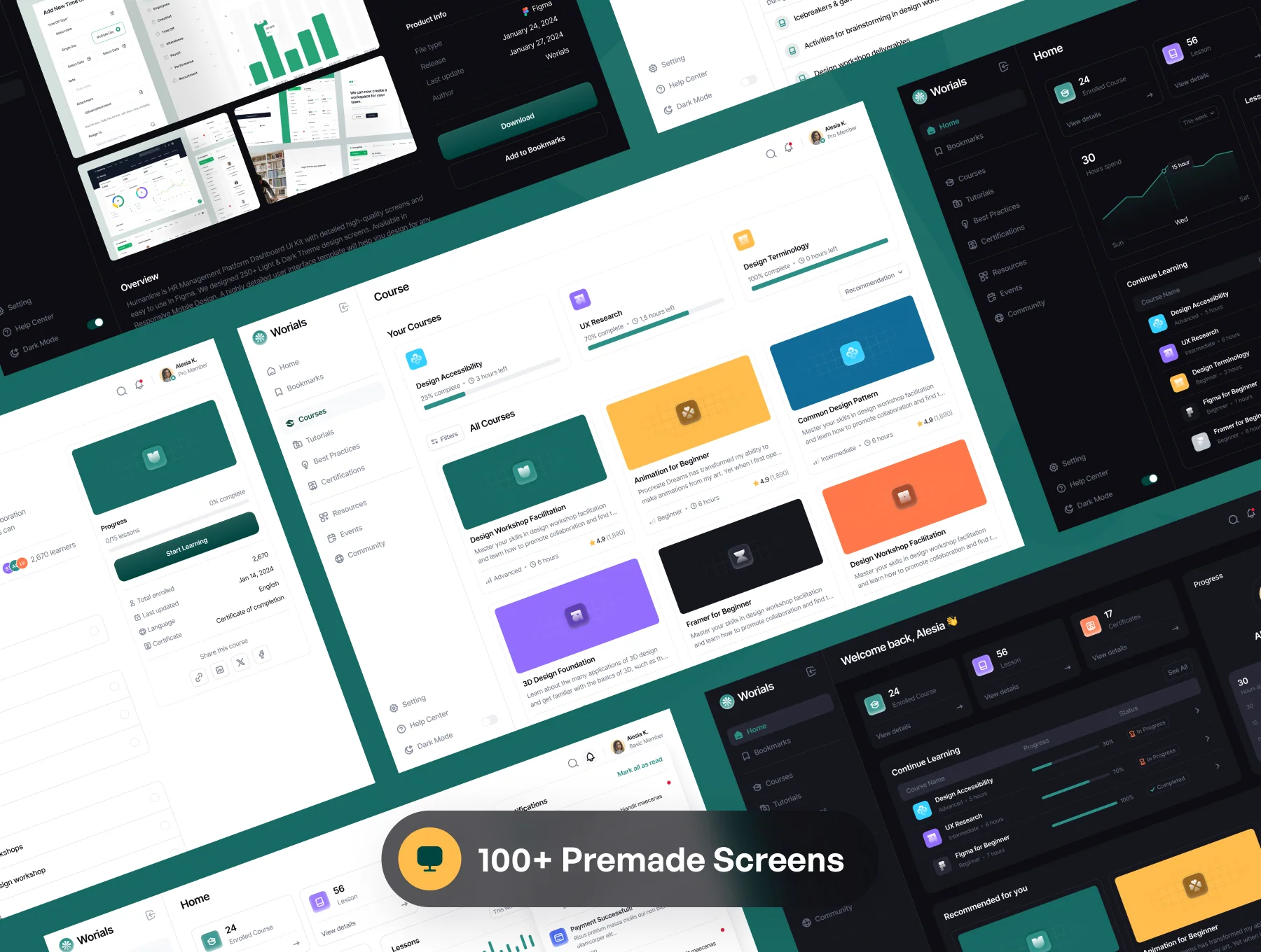 Academic - Edutech Dashboard UI Kit 5