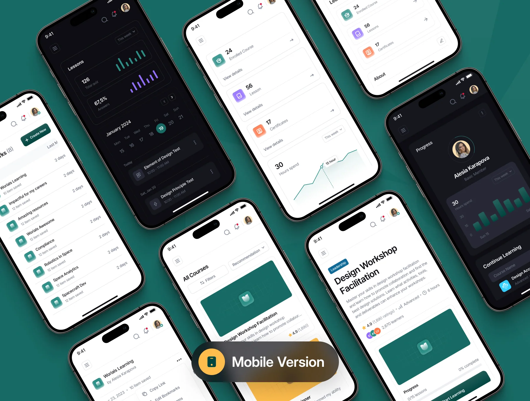 Academic - Edutech Dashboard UI Kit 6
