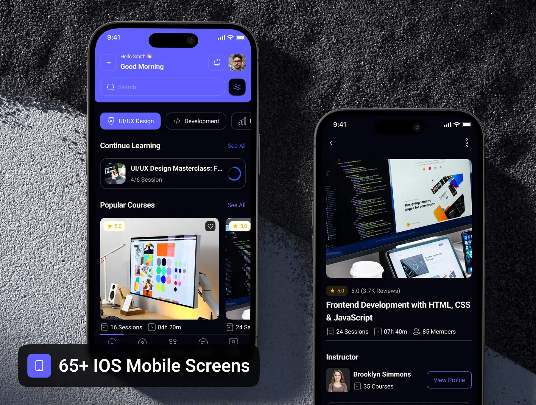 academix - Online Course App UI Kit 9