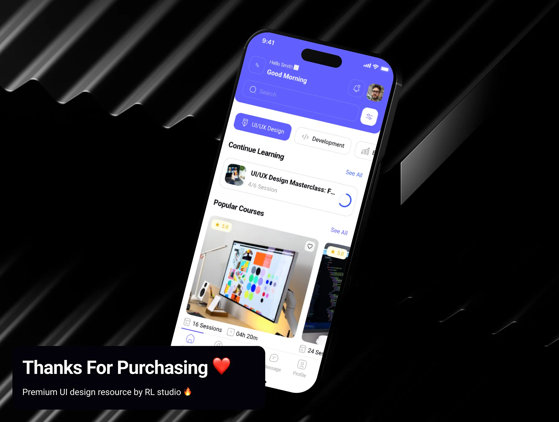 academix - Online Course App UI Kit 10