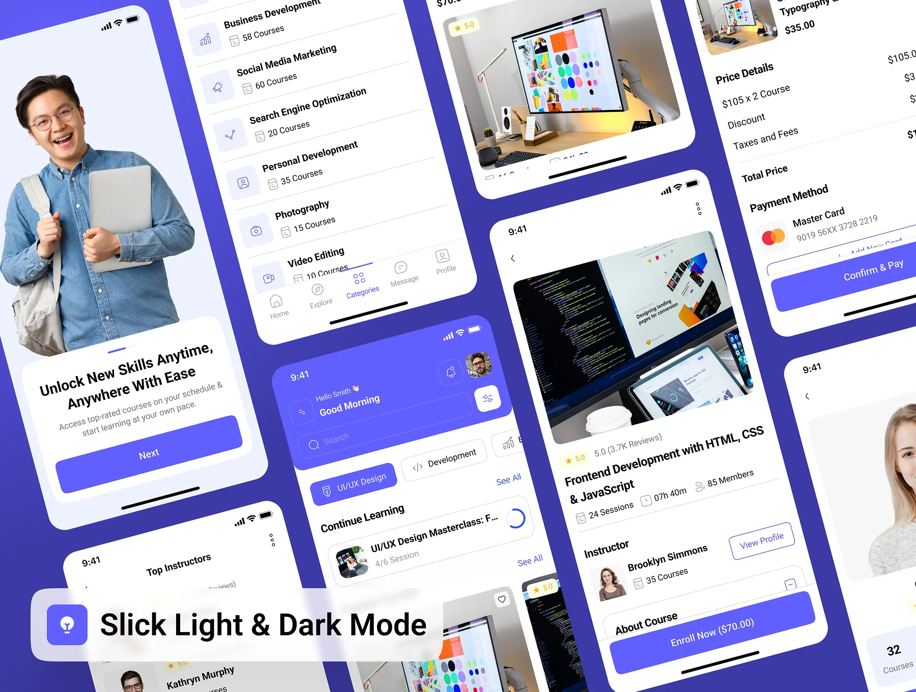 academix - Online Course App UI Kit 5