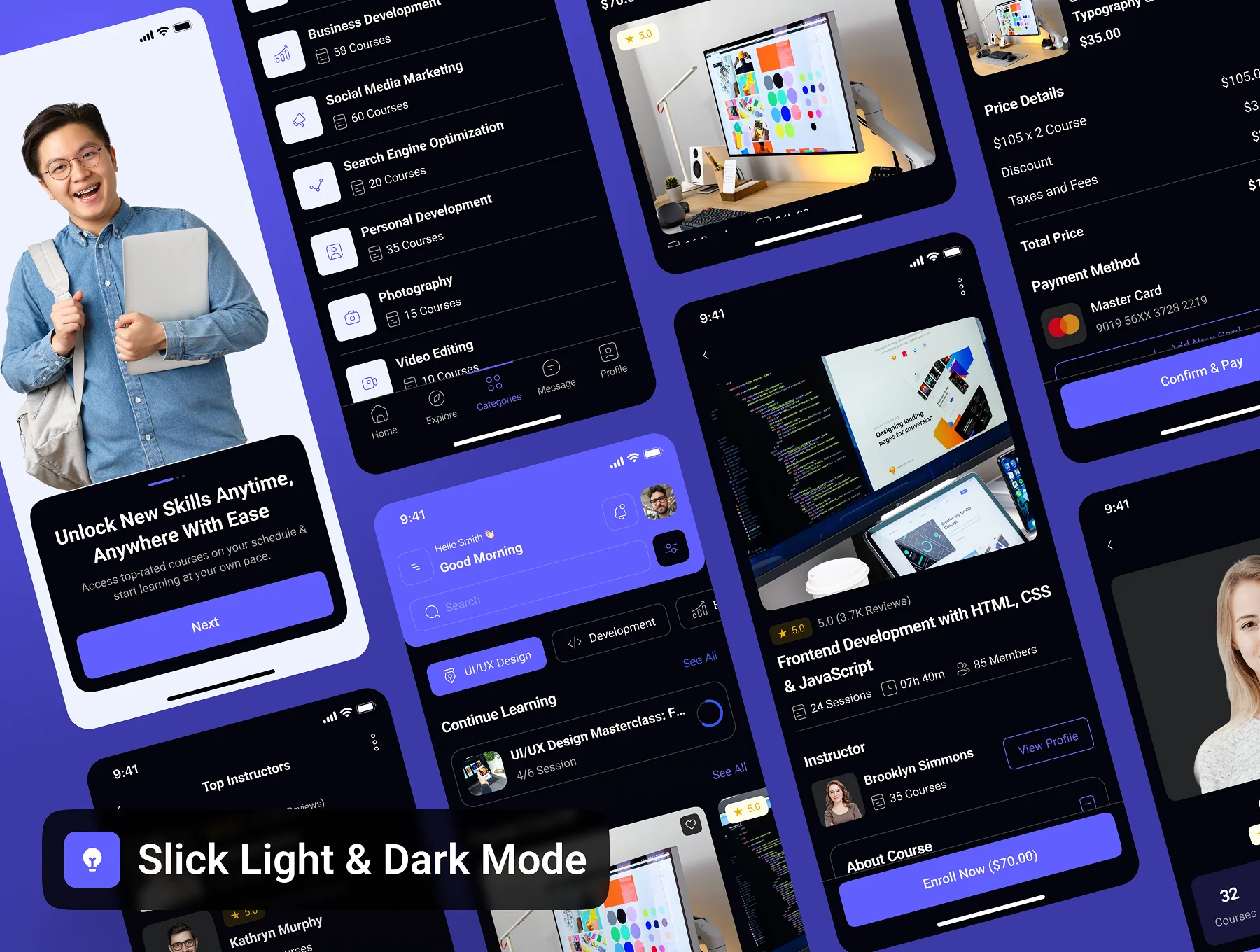 academix - Online Course App UI Kit 6