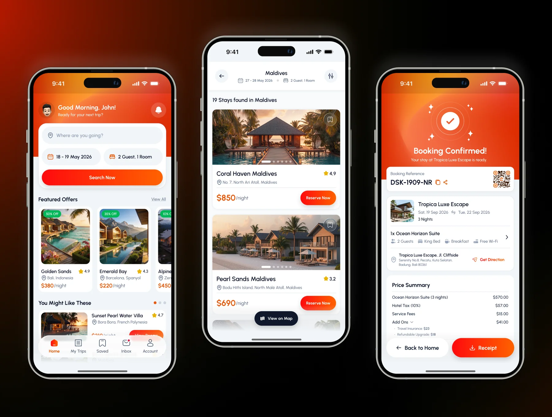 Accomodio - Luxury Stay & Resort Mobile UI Kit 4