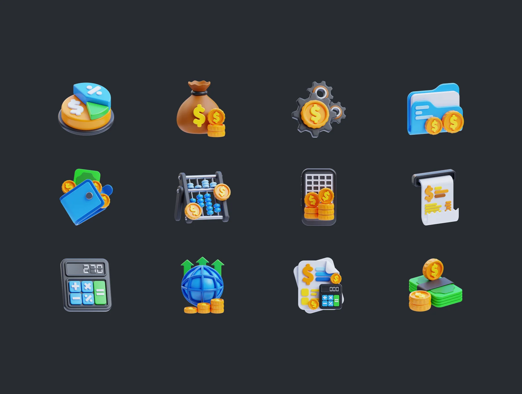 Accounting 3d Illustrations 5
