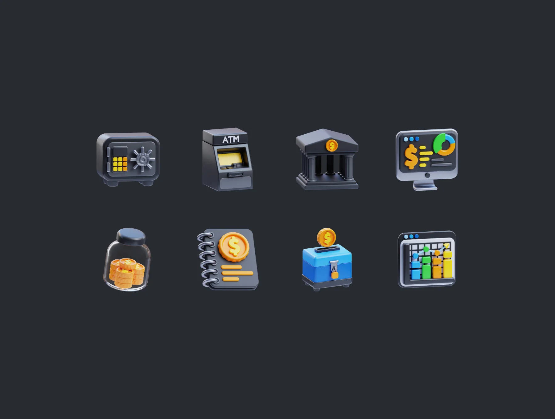 Accounting 3d Illustrations 6