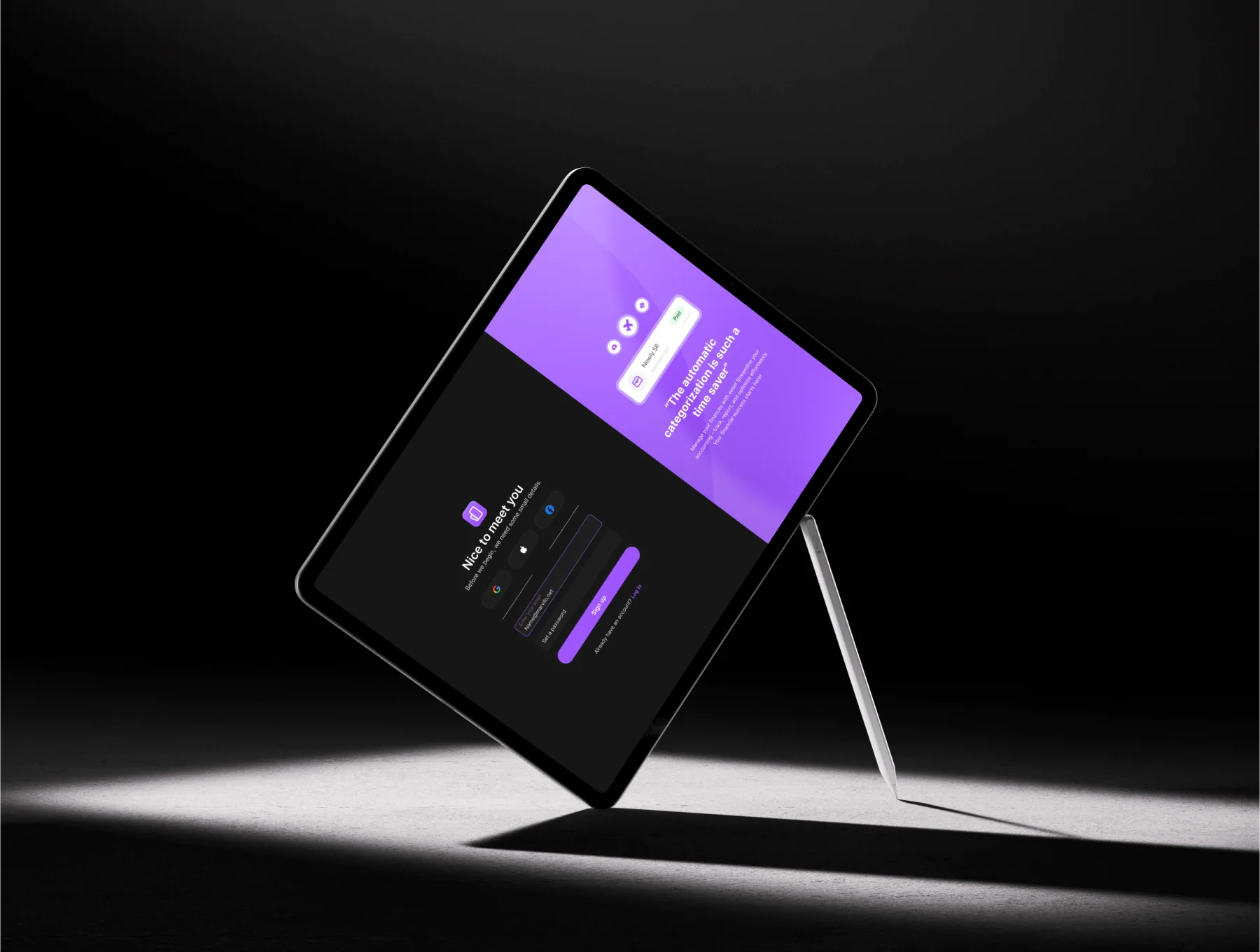 Accounting Dashboard & App UI kit 4