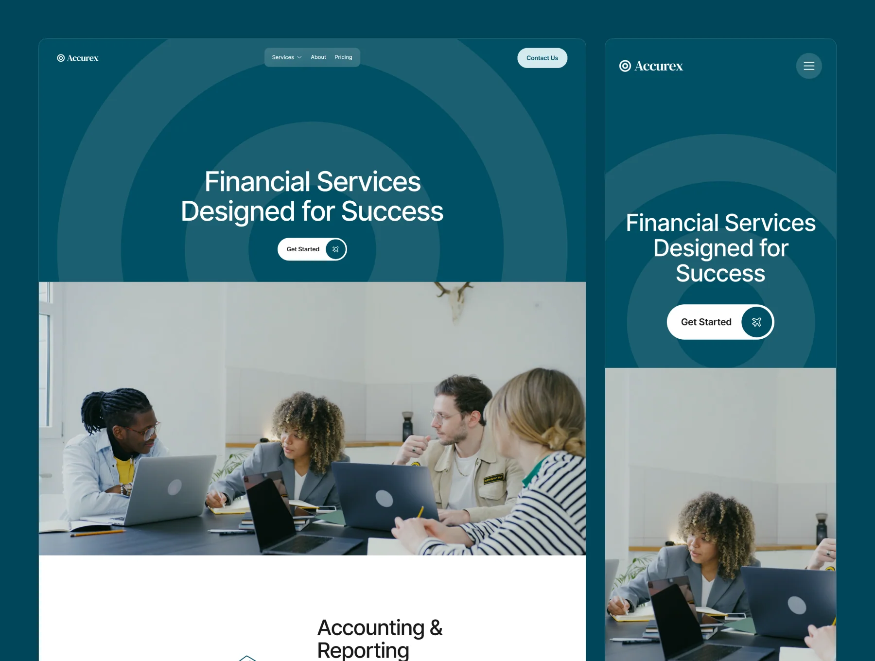 Accurex — Accounting Website 3