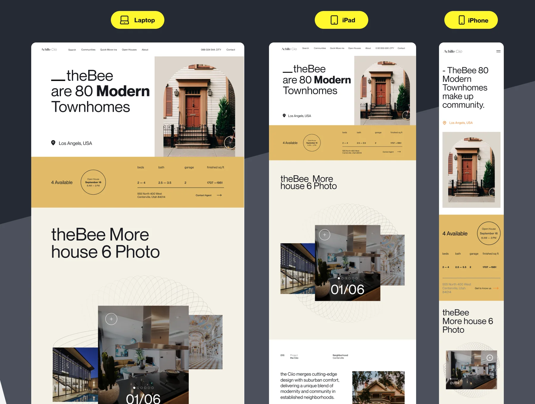 Achille Ciio - Real Estate Web Templates 3