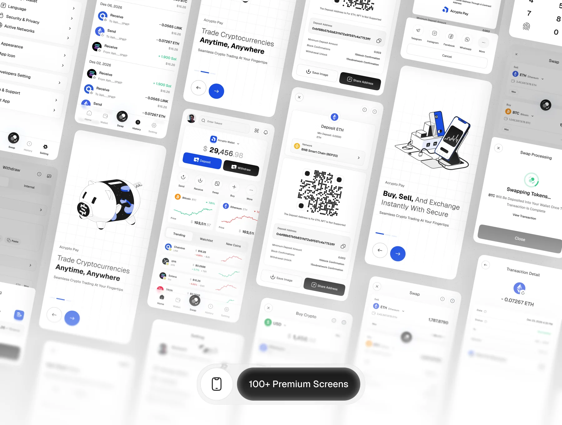 Acrypto Pay — Crypto Wallet & Payment UI Kit 2